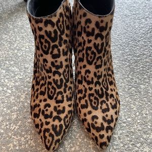 Sam Edelman leopard booties